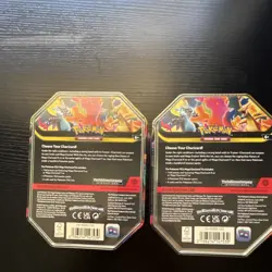 Pokemon TCG Mega Charizard EX Tin Lot 2 Promo Cards Regular English 2022 - Image 2
