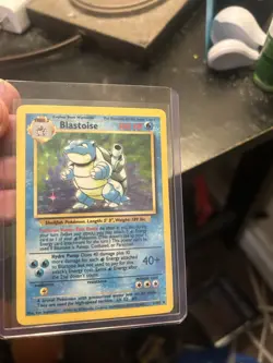 Pokemon TCG Base Set Blastoise, Wartortle, Squirtle, Mantine Lot 4 Wizards 1999 - Image 4