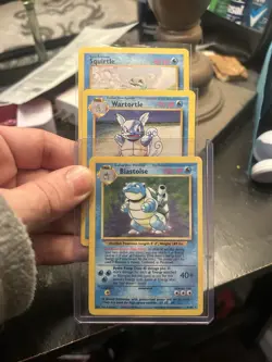 Pokemon TCG Base Set Blastoise, Wartortle, Squirtle, Mantine Lot 4 Wizards 1999 - Image 5