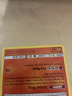 *Damaged* 2017 Pokemon Tcg Shining Ho-oh BS Promo SM70 Johto Alola Shiny Pokemon - Image 3