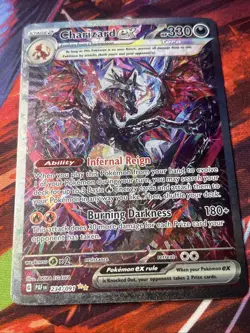 Charizard ex 234/091 Special Illustration Rare Paldean Fates Pokemon NM - Image 2