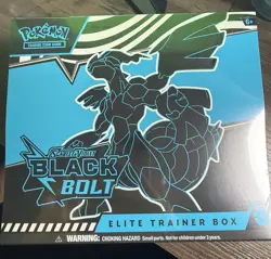 Pokemon TCG Scarlet Violet Black Bolt ETB Elite Trainer Box New Sealed - Image 1
