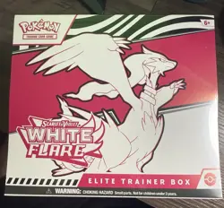 Pokemon TCG Scarlet & Violet White Flare Elite Trainer Box Factory Sealed ETB - Image 1