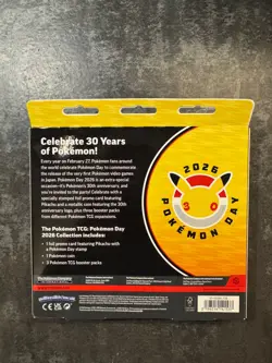 Pokemon TCG - Pokemon Day 2026 Collection - Pikachu Promo - 30th Anniversary 🎊 - Image 2