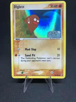 Diglett 50/100 Pokemon Crystal Guardians Stamped Reverse Holo NM - Image 1