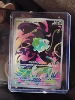 Pokemon TCG: Bulbasaur 133/132, (FULL ART) Mega Evolution HOLO STAMPED PROMO - Image 1