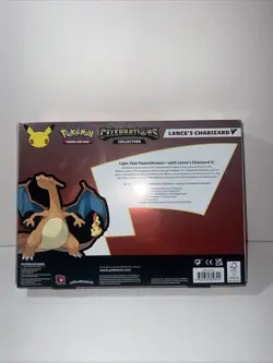 Pokemon TCG Celebrations Lance’s Charizard V Collection Box Factory Sealed - Image 2