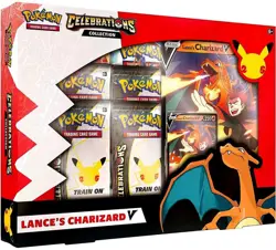 Pokemon TCG Celebrations Collection Lance's Charizard V Box 820650101625 - Image 1