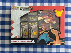 Pokemon TCG Celebrations Collection Lance's Charizard V Box 820650101625 - Image 1