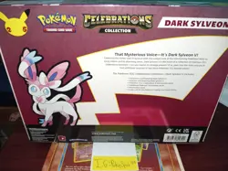 Pokemon 2021 Celebrations Dark Slyveon V Collection Box Sealed - Image 2