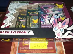 Pokemon 2021 Celebrations Dark Slyveon V Collection Box Sealed - Image 3