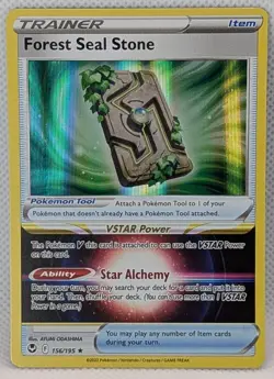 Pokemon TCG - Trainer - Forest Seal Stone - Silver Tempest 156/195 - Image 1