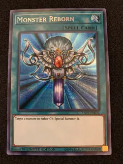 Yu-Gi-Oh! Monster Reborn TN19-EN011 2019 Gold Sarcophagus Tin Limited Edition NM - Image 1