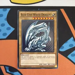 ** BLUE-EYES WHITE DRAGON ** 1ST EDITION (ORIGINAL ART) (LP) LDK2-ENK01 YUGIOH! - Image 1
