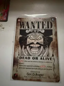 OP09-118 🔥GOL D. ROGER SP🔥 WANTED POSTER from Carrying On His Will (optcg) - Image 1