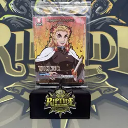 Kyojuro Rengoku KMY-1-089 Winner Promo Union Arena Card Demon Slayer - Image 1