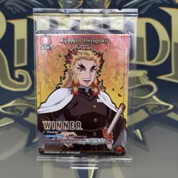 Kyojuro Rengoku KMY-1-089 Winner Promo Union Arena Card Demon Slayer - Image 2