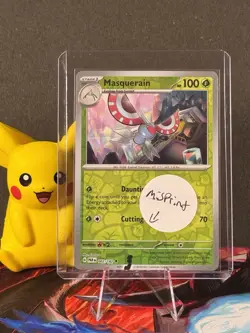 pokemon error card misprint Masquerain 2/182 NM Condition - Image 1