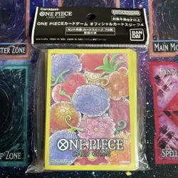 Bandai Official One Piece Card Sleeves - Devil Fruits (70ct) SEALED - Image 1