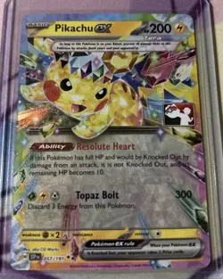 Pikachu ex 057/191 Prize Pack Series Cards Holo - Image 1