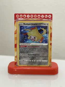 Radiant Jirachi 120/195 Silver Tempest Ultra Rare Holo Pokemon TCG Card NM/MINT - Image 1