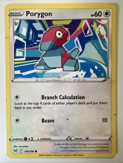 Porygon 140/196 Pokemon Trading Card Swsh11: Lost Origin Regular - Image 1