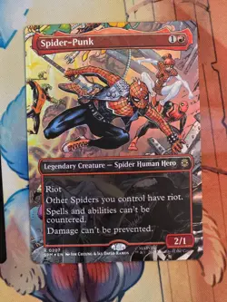 3x Spiderman Magic The Gathering R/M Cards: Path to Exile, Amazing Alliance, + - Image 4