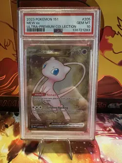 2023 Metal Card Mew ex 151 Ultra-Premium Collection - GEM MT! - Image 1