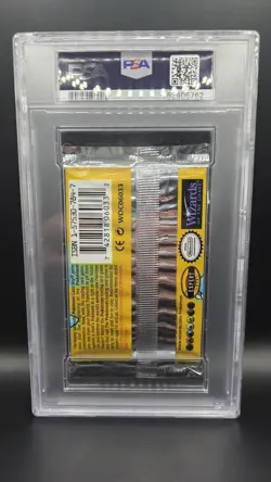 Base Set Booster Pack [Triangle Error] — PSA 9 — Sealed Vintage Pokemon Cards - Image 3