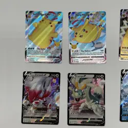 Pokemon Cards Lot of 8 (Full Art Holo, VMAX, Celebrations, V) Near Mint NM - Image 2