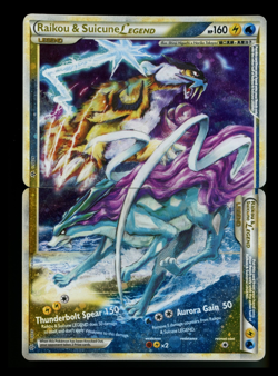 Raikou Suicune Legend 92/95 93/95 HGSS Unleashed 2010 Top Bottom Pokemon Card - Image 1