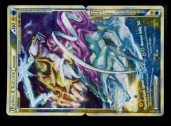Raikou Suicune Legend 92/95 93/95 HGSS Unleashed 2010 Top Bottom Pokemon Card - Image 2