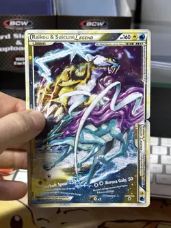 Raikou Suicune Legend 92/95 93/95 HGSS Unleashed 2010 Top Bottom Pokemon Card - Image 4