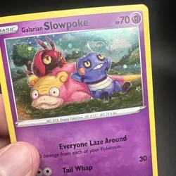 Galarian Slowpoke SWSH126 SWSH Sword & Shield Promo Cards Cosmos Holo SWIRL NM - Image 1