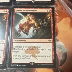 MTG Magic the Gathering Goblin Bombardment (279/765) Modern Horizons x4 cards - Image 4