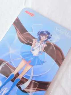 Sailor Moon x Meiji Clear Card Super Sailor Mercury Ami Mizuno 2024 Japan NEW - Image 3