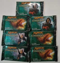 7 x MTG CONSPIRACY 2014 Sealed Booster Packs from Box Magic the Gathering - Image 2