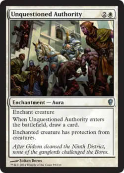 MTG - Unquestioned Authority - Conspiracy - NM, English Magic FLAT RATE SHIP - Image 1