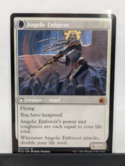 Enduring Angel Angelic Enforcer NM-Mint, English Innistrad: Midnight Hunt - Image 1