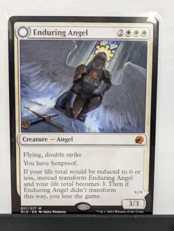 Enduring Angel Angelic Enforcer NM-Mint, English Innistrad: Midnight Hunt - Image 2