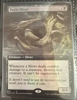 Toxin Sliver (Extended Art) (Step-and-Compleat Foil) Secret Lair Drop Foil - Image 1
