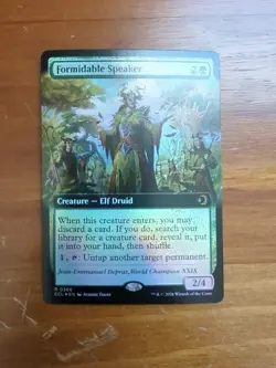 Formidable Speaker (Extended Art) Lorwyn Eclipsed Foil - Image 1