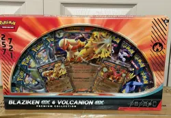 Pokemon TCG: Blaziken ex & Volcanion ex Premium Collection - 2025 Amazon Holiday - Image 1