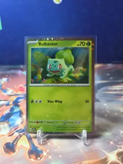 Bulbasaur Cosmos Holo Black Star Promo SVP046 Scarlet & Violet Pokemon TCG - Image 1