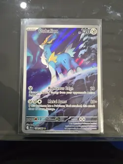 Cobalion 144/086 Black Bolt Illustration Rare Pokemon TCG English - Image 1