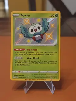 Rowlet - SV001/SV122 - Pokemon Shining Fates: Shiny Vault LP - Image 1