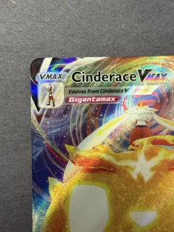 2021 Pokemon SWSH Fusion Strike Cinderace VMAX #045/264 - Image 3