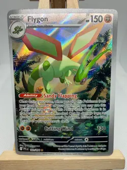Flygon 101/094 Illustration Rare Pokemon Mega Evolution Phantasmal Flames NM- - Image 1