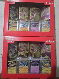 Pokemon TCG Scarlet & Violet 151 Mini Tin 4-Pack Sam’s Club Set of 2 - Image 1