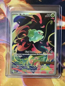 Pokemon Bulbasaur (Mega Evolution Stamped) 133/132 - Illustration Rare - Image 1